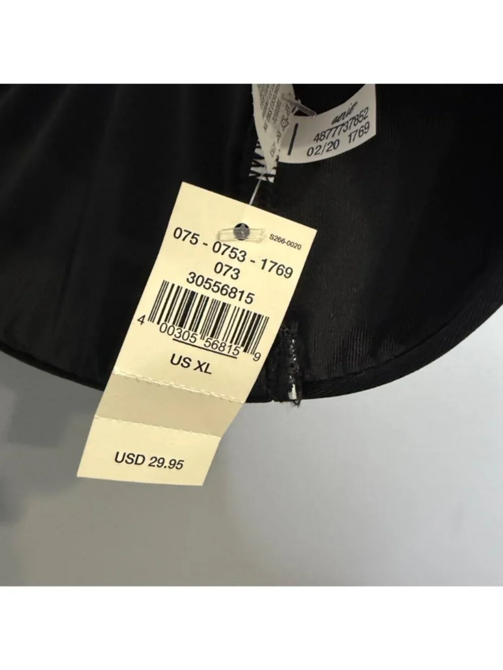 AERIE black scoop bikini top size XL